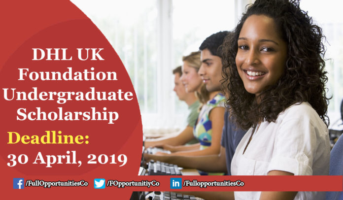 DHL UK Foundation Undergraduate Scholarship