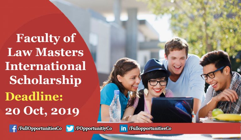 Faculty of Law Masters International Scholarship 2020 Australia