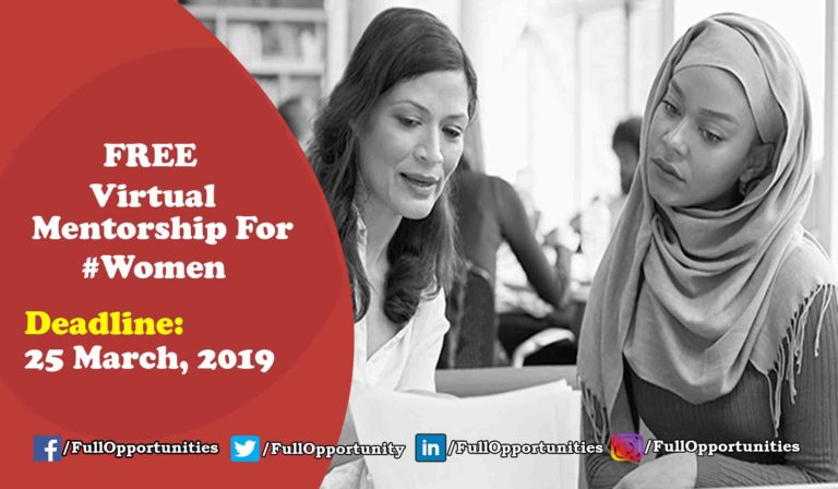 Free Virtual Mentorship For Women Program 2019