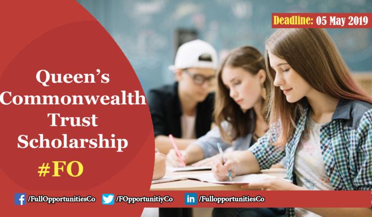 Queen’s Commonwealth Trust Scholarship 2019 (Fully Funded)