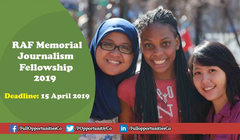 Reham Al-Farra Memorial Journalism Fellowship 2019 (Fully Funded)