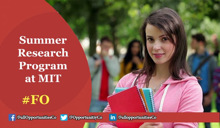 Summer Research Program 2019