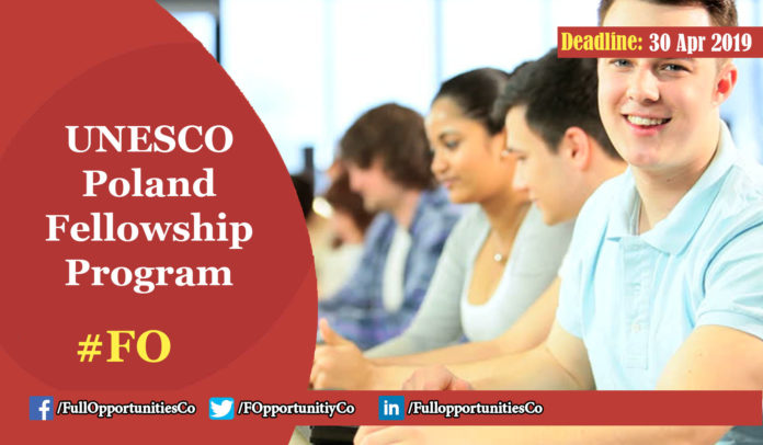 UNESCO Poland Fellowship Program