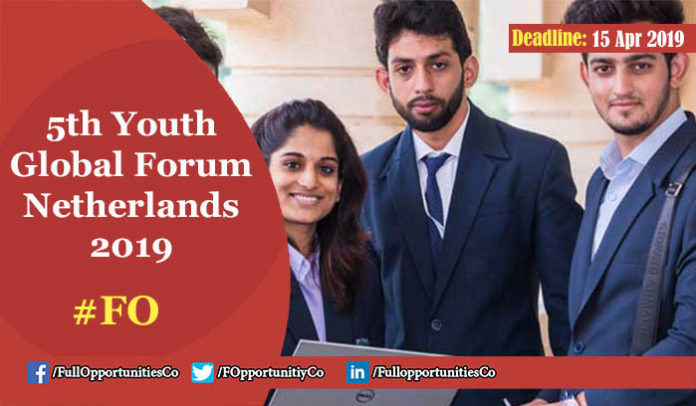 5th Youth Global Forum Netherlands 2019
