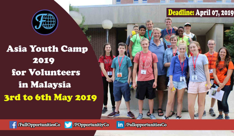 Asia Youth Camp 2019 for Volunteers in Malaysia