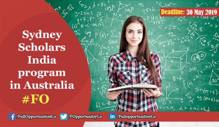 Sydney Scholars India program in Australia 2019