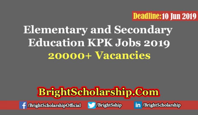 Elementary and Secondary Education KPK Jobs 2019