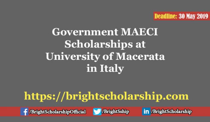 Government MAECI Scholarships at University of Macerata in Italy 2019