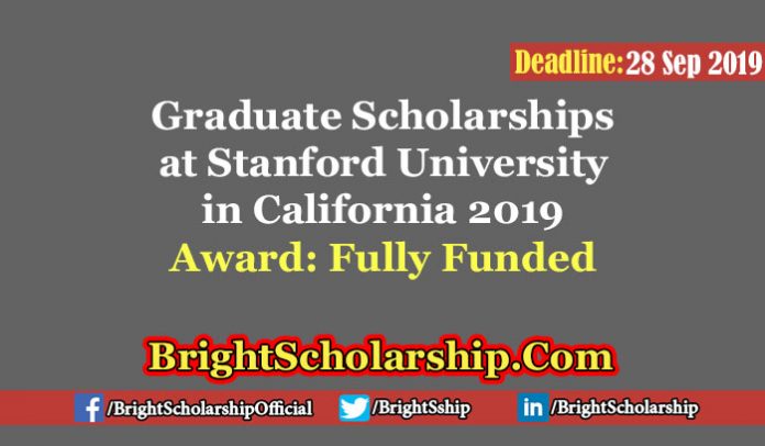 Graduate Scholarships at Stanford University in California