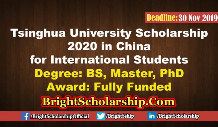 Tsinghua University CSC Scholarship 2020 in China (Fully ...