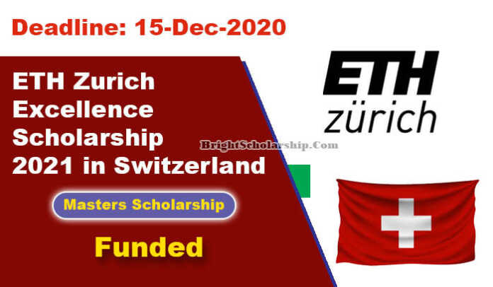 eth zurich scholarships for international students