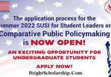 SUSI Leadership Summer Exchange Program 2022 in USA (Fully Funded)