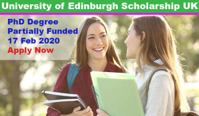 University of Edinburgh Scholarship 2020 in UK
