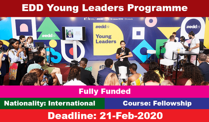 EDD Young Leaders Programme 2020 in Belgium