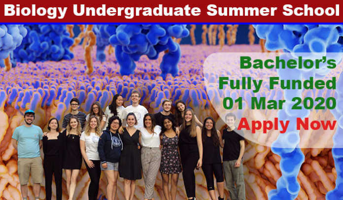 International Biology Undergraduate Summer School 2020 in Switzerland