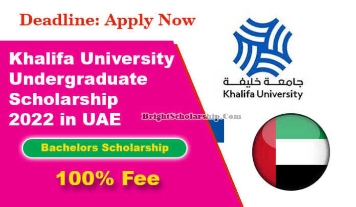Khalifa University Undergraduate Scholarship 2022 in UAE (Funded)