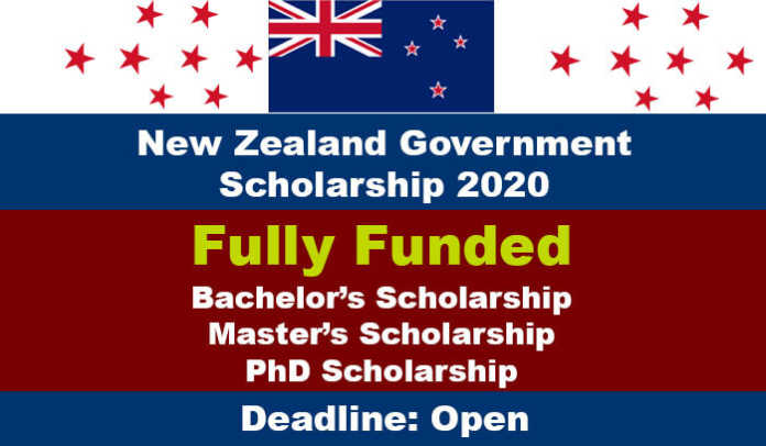 New Zealand Government Scholarship 2020 (Fully Funded)