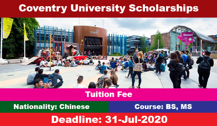 Coventry University Scholarships 2020 in UK