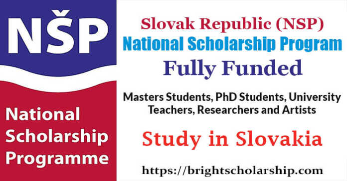 NSP National Scholarship Program 2023-24 in Slovakia (Fully Funded)
