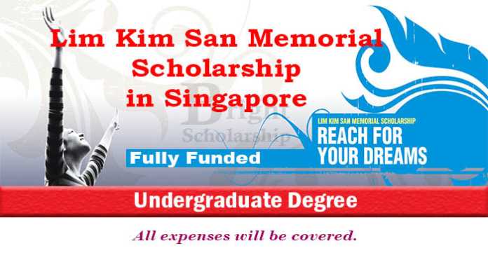 Lim Kim San Memorial Scholarship 2023-24 in Singapore (Fully Funded)