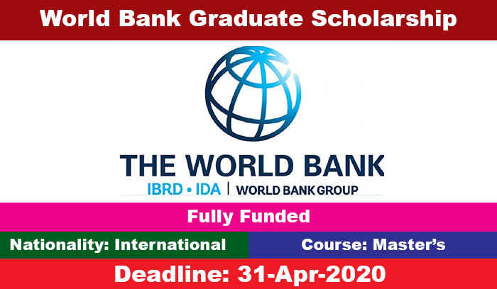 world bank scholarship for phd