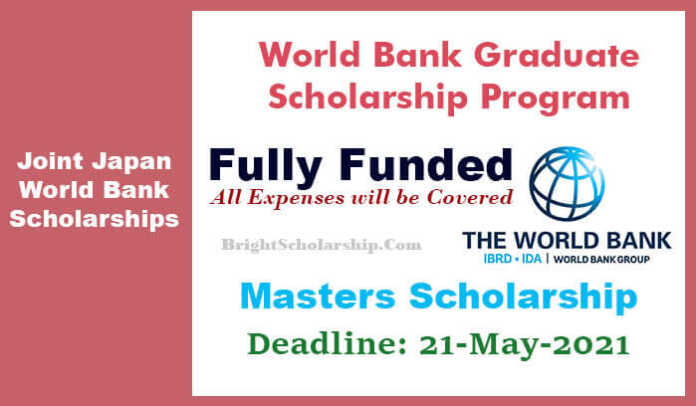 World Bank Graduate Scholarship Program 2021 (Fully Funded)