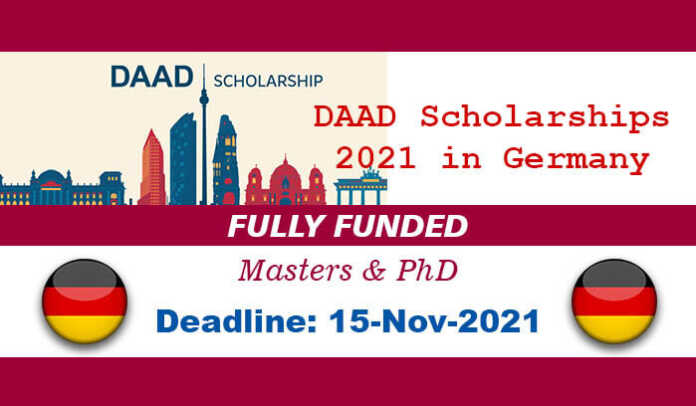 DAAD Scholarships 2021 in Germany (Fully Funded)