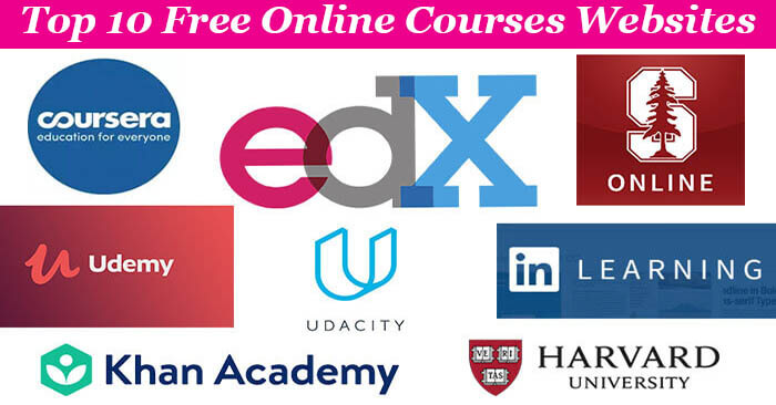free online courses websites list