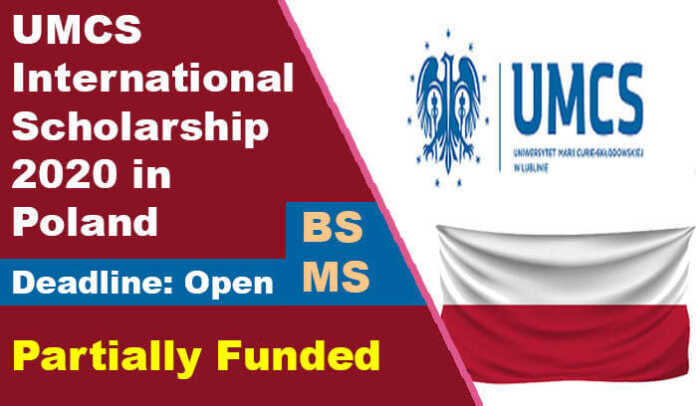 UMCS International Scholarship 2020 in Poland