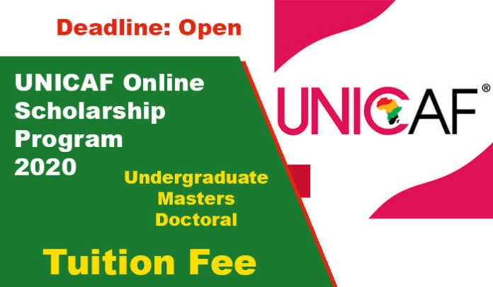 UNICAF Online Scholarship Program 2020 for International Students