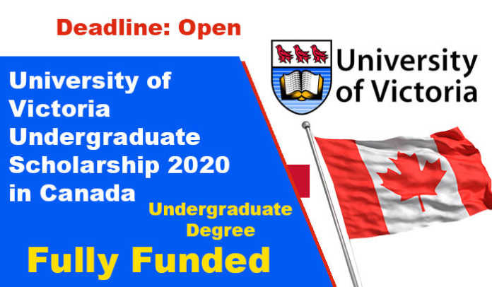 University of Victoria Undergraduate Scholarship 2020 in Canada