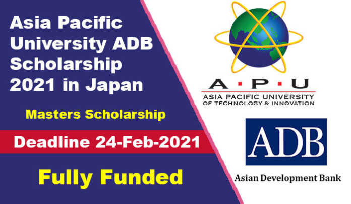 Asia Pacific University ADB Scholarship 2021 in Japan (Fully Funded) Asia Pacific University ADB Scholarship 2021 in Japan (Fully Funded)