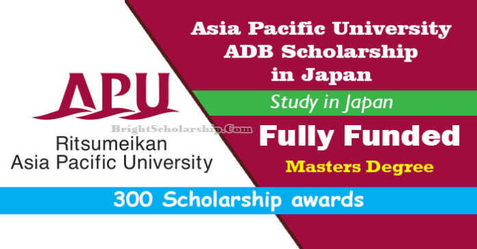 Asia Pacific University ADB Scholarship 2022 in Japan (Fully Funded)