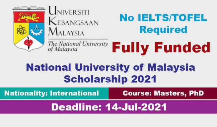 National University of Malaysia Scholarship 2022 (Fully Funded)