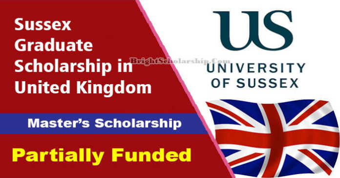 Sussex Graduate Scholarship 2022 in UK (Funded)
