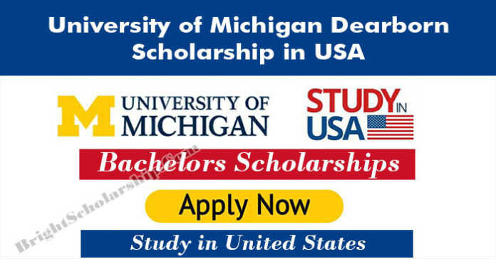 University of Michigan Dearborn Scholarship 2023-24 in USA (Funded)
