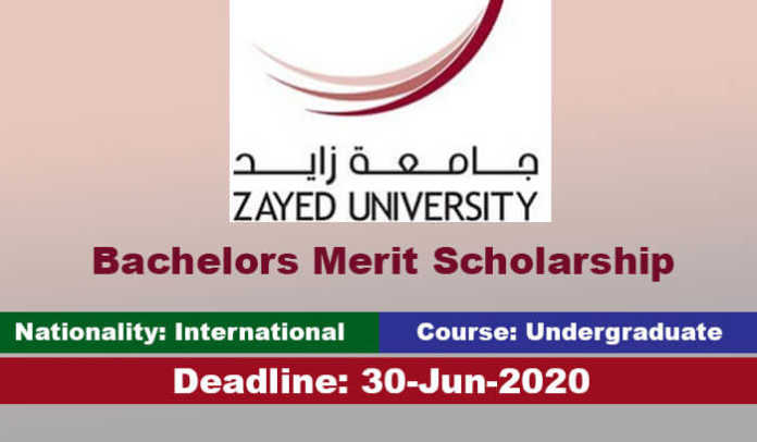 Zayed University Merit Scholarship 2020 in UAE