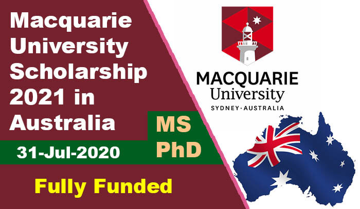 Macquarie University Scholarship 2021 in Australia (Fully Funded)