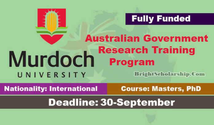 Murdoch University RTP Scholarships 2023 in Australia (Fully Funded)