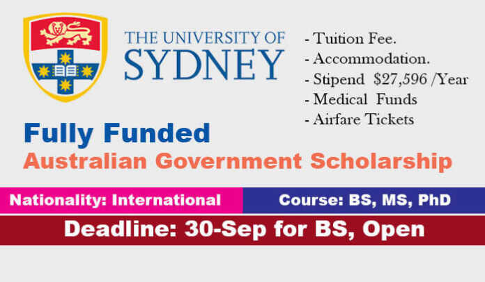 University of Sydney Scholarships 2020 in Australia (Fully Funded) University of Sydney Scholarships 2020 in Australia (Fully Funded)