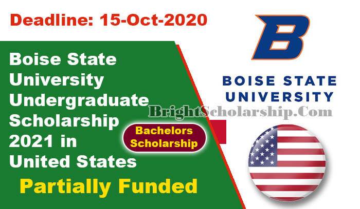 Boise State University Undergraduate Scholarship 2021 in United States