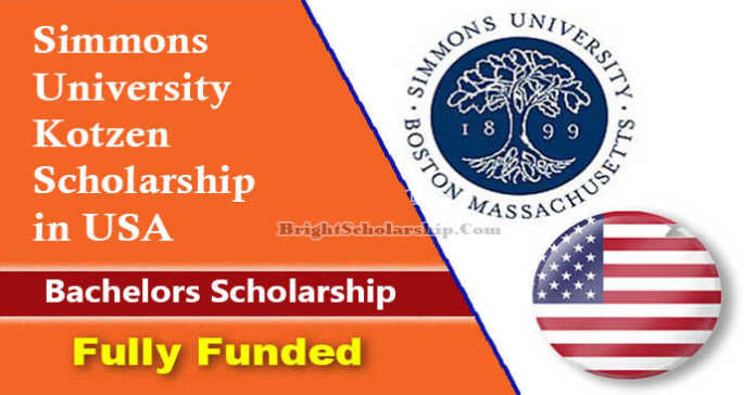 Simmons University Kotzen Scholarship 2023-24 in USA (Fully Funded)