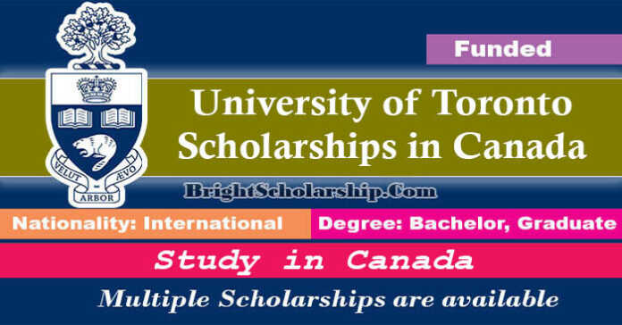 University of Toronto Scholarships 2023 in Canada (Funded)
