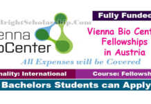 Vienna Bio Center Undergraduate Fellowships 2022 in Austria (Fully Funded)