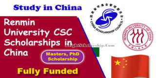 Renmin University CSC Scholarships 2022 in China (Fully Funded)