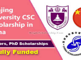 Nanjing University CSC Scholarship 2022 in China (Fully Funded)
