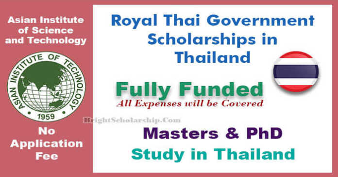 Royal Thai Government Scholarships 2022 in Thailand (Fully Funded)