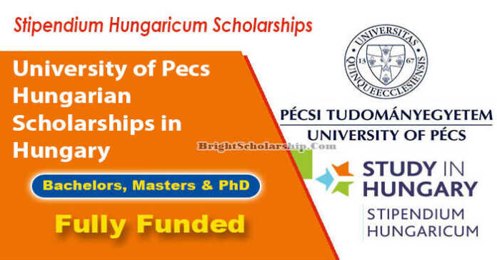 University of Pecs Hungarian Scholarships 2023-24 in Hungary (Fully Funded)