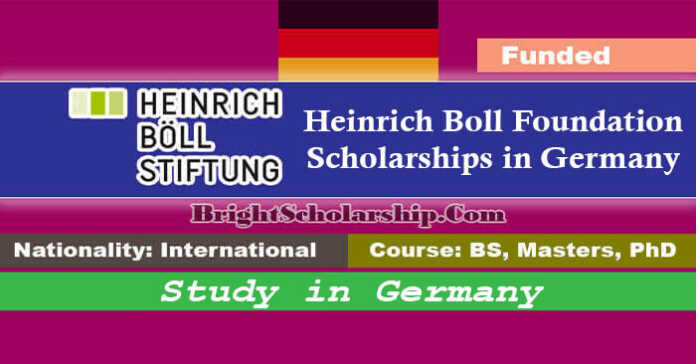 Heinrich Boll Foundation Scholarships 2022 in Germany (Funded)