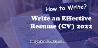 How to Make an Effective Resume (CV) 2022